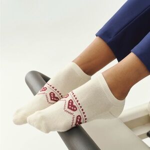 Move Active Alpine Heart Oat Grip Socks | Size S
